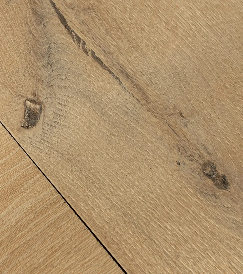 Knots in an oak floor
